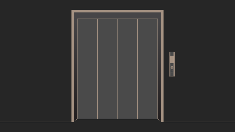 WIITRAC-Automobile-Elevator-Landing-Door-Series-Center-opening-and-double-folded-type